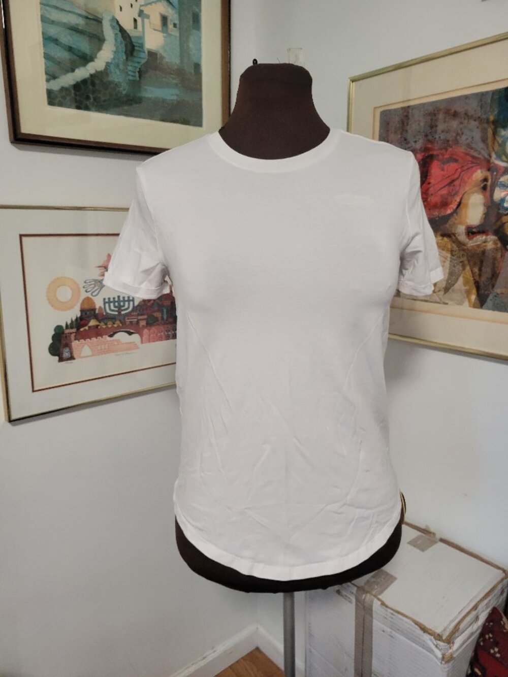 Lululemon White Short Sleeve Running Shirt Size S